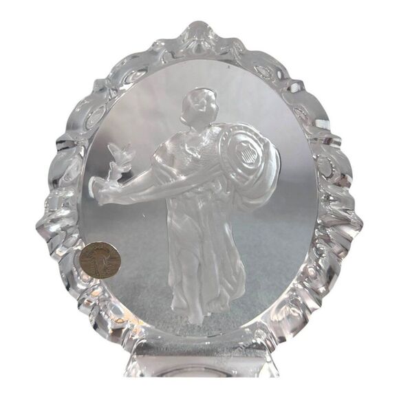 Lucite MCM Limited Edition Plate "Century" No. 60/1000 Lady Liberty Quarter 8" - Picture 1 of 6